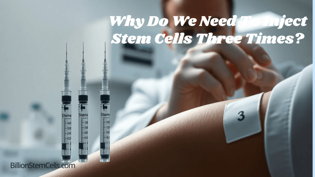 Why Do We Need To Inject Stem Cells Three Times?