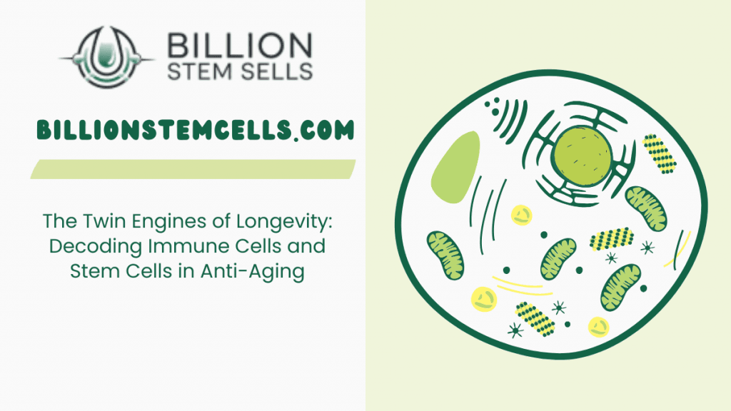 Los motores gemelos de la longevidad: decodificación de células inmunes y células madre en la lucha contra el envejecimiento